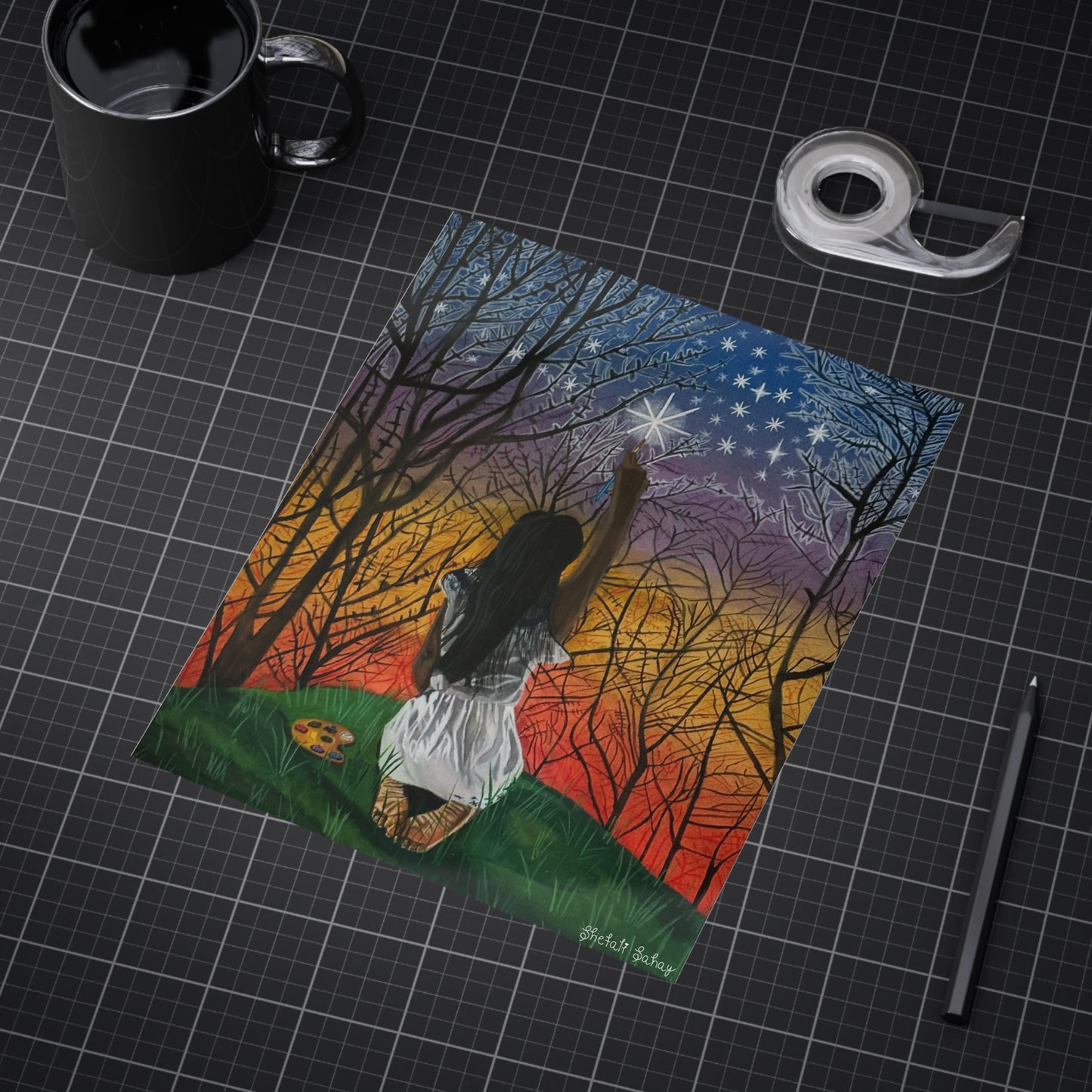 Painting The Stars | Unframed Prints