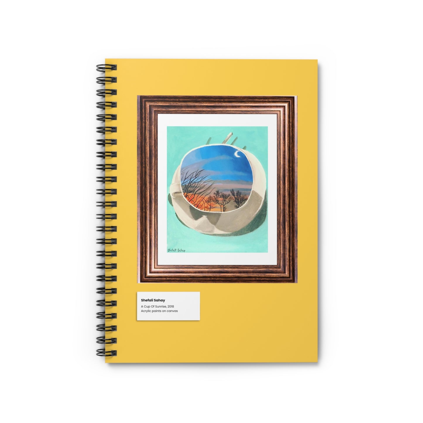A Cup Of Sunrise | Spiral Notebook - Ruled Line