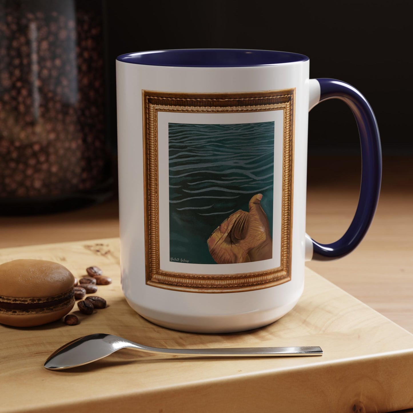 Hand In The Water | Accent Coffee Mug (11, 15oz)