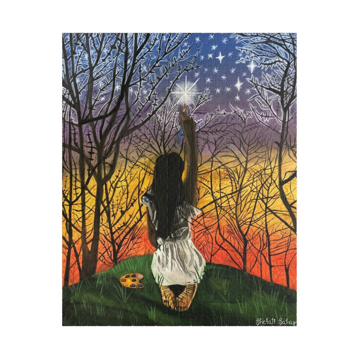 Painting The Stars | Puzzle (110, 252, 520, 1014-piece)