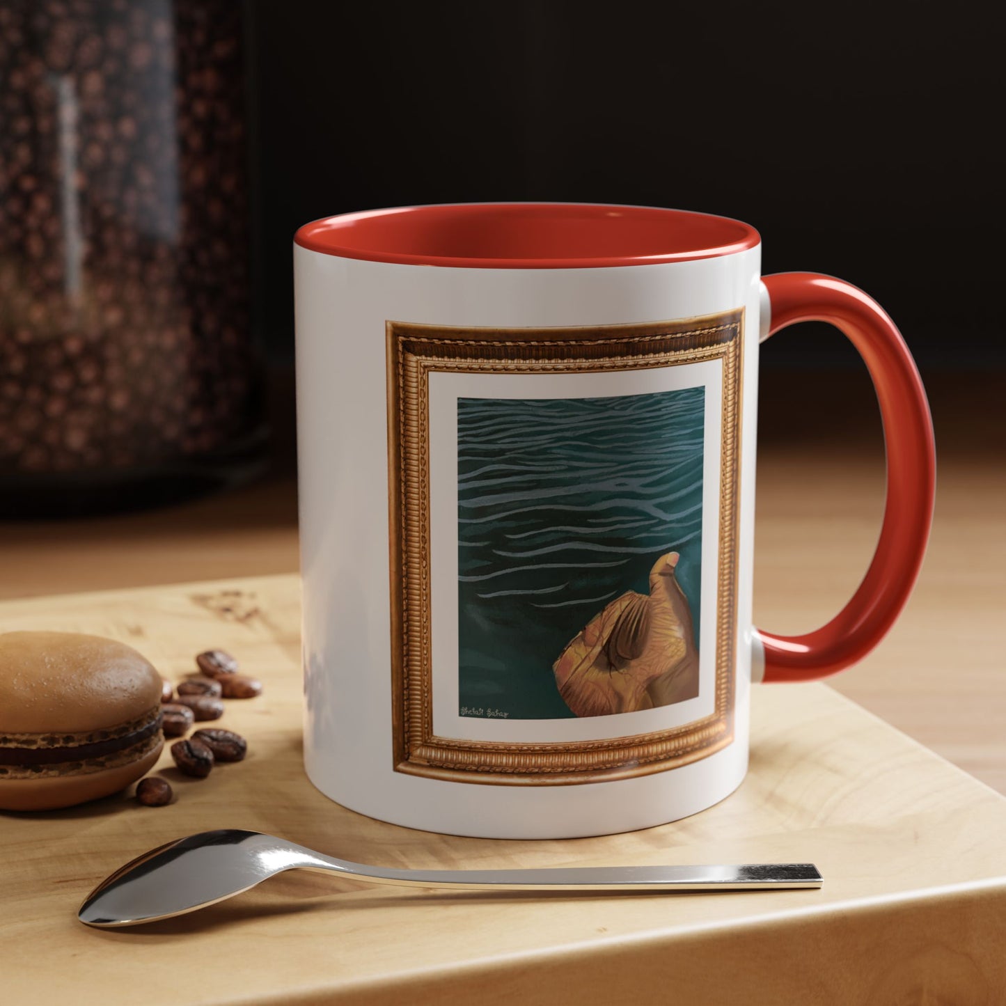 Hand In The Water | Accent Coffee Mug (11, 15oz)