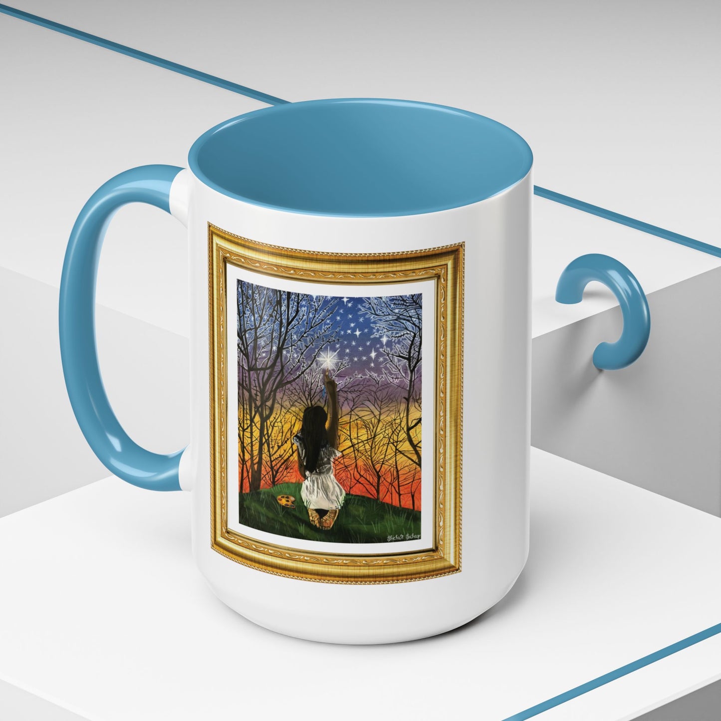 Painting The Stars | Accent Coffee Mug (11, 15oz)