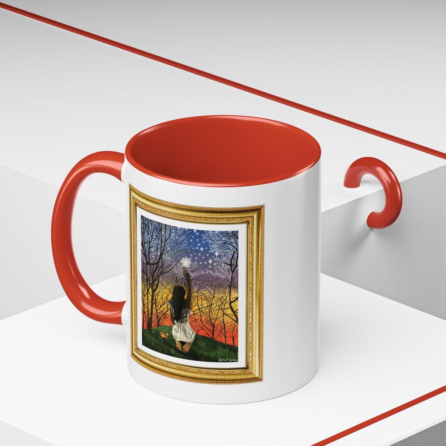 Painting The Stars | Accent Coffee Mug (11, 15oz)