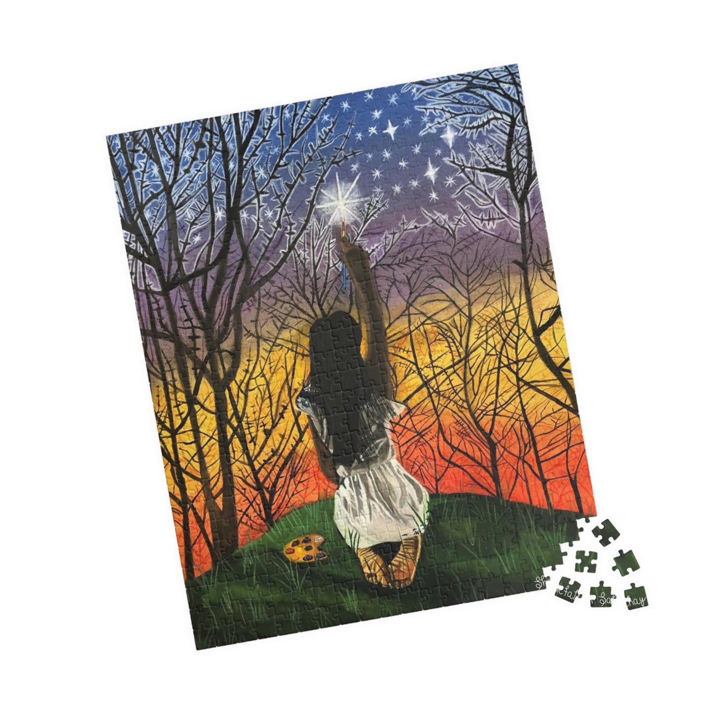 Painting The Stars | Puzzle (110, 252, 520, 1014-piece)