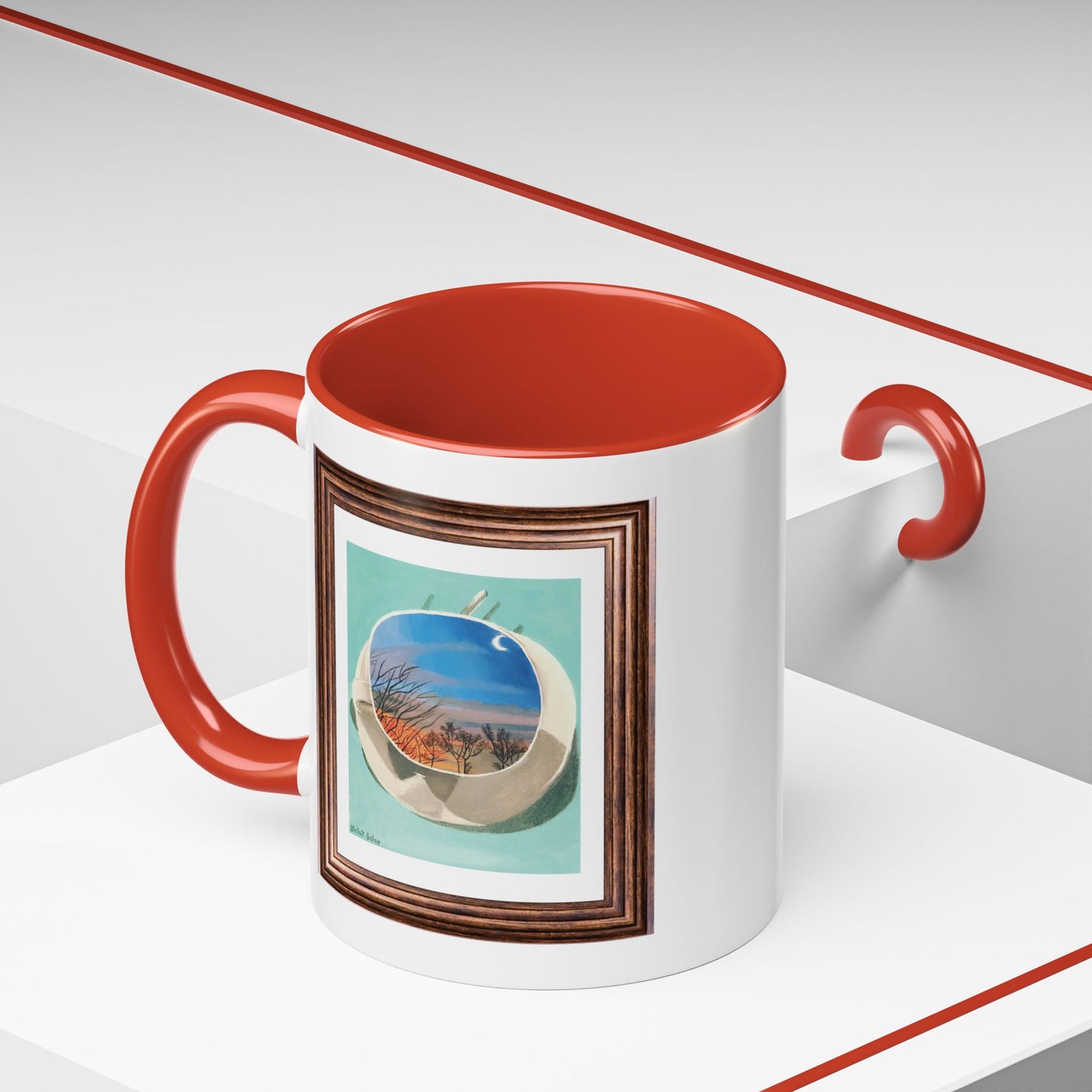 A Cup Of Sunrise | Accent Coffee Mug (11, 15oz)