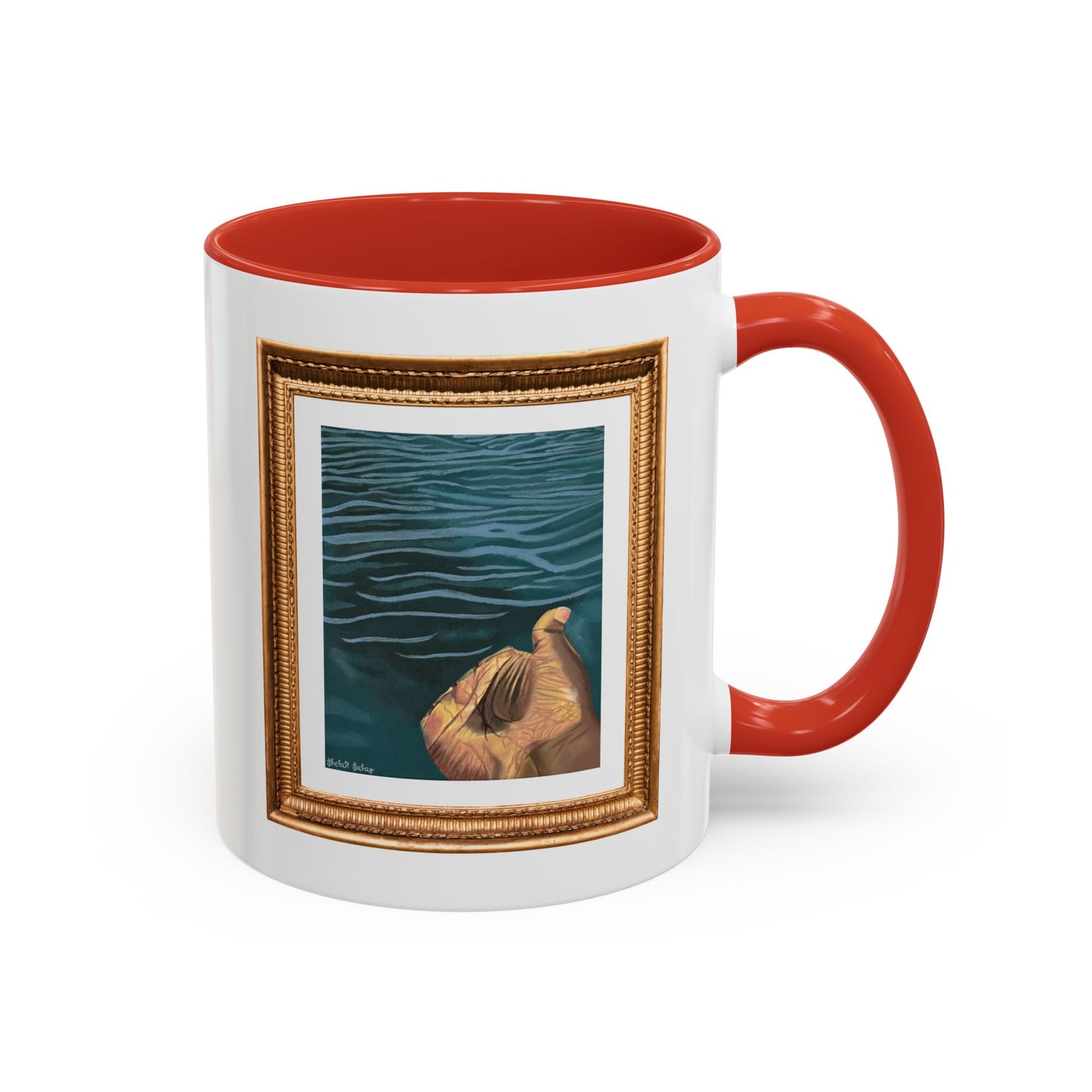 Hand In The Water | Accent Coffee Mug (11, 15oz)