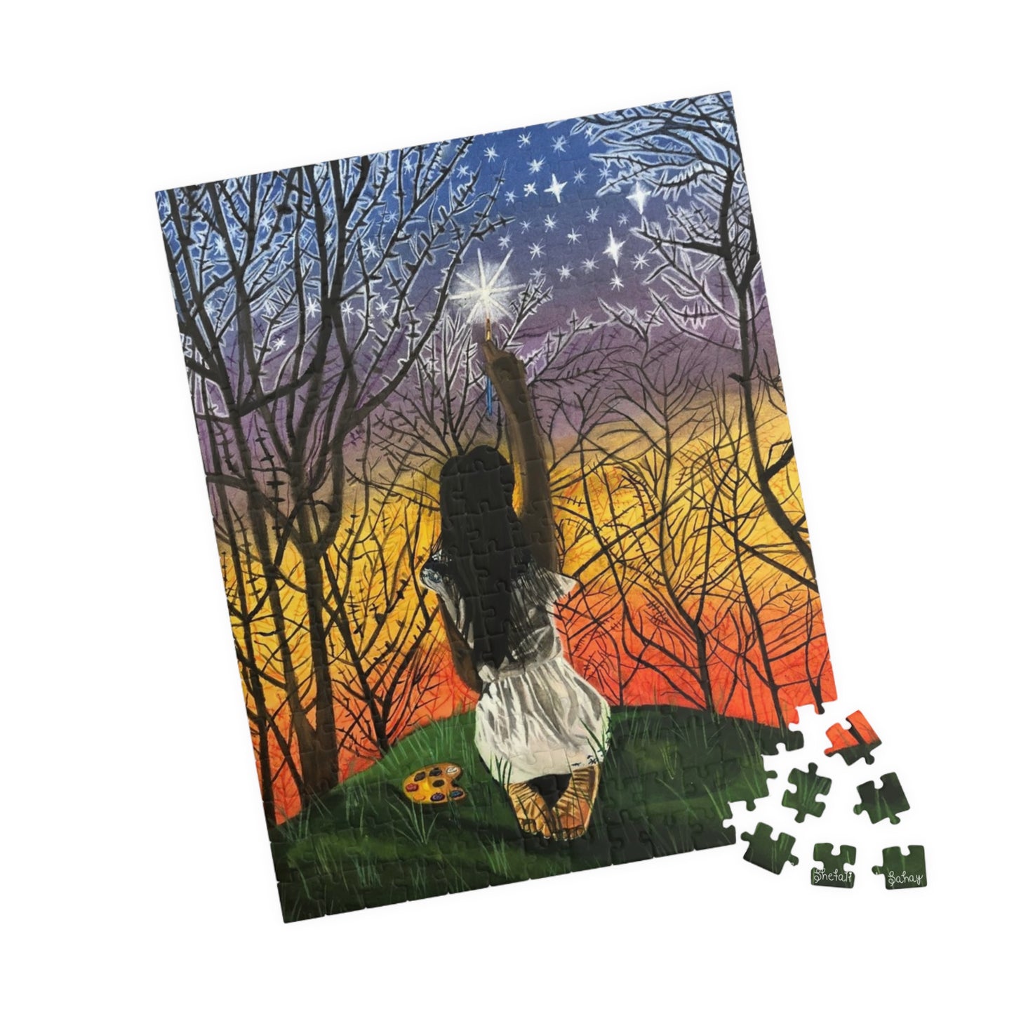 Painting The Stars | Puzzle (110, 252, 520, 1014-piece)