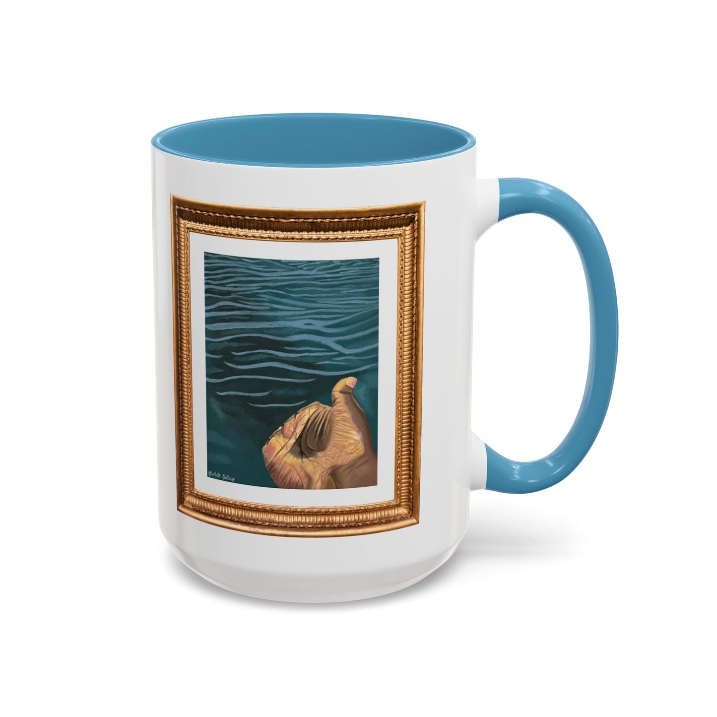 Hand In The Water | Accent Coffee Mug (11, 15oz)