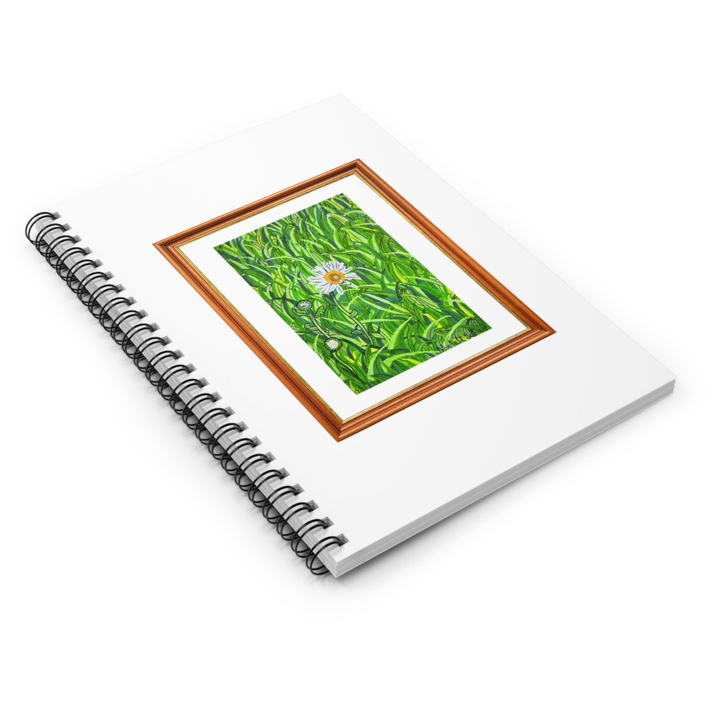 A Daisy In Bloom | Spiral Notebook - Ruled Line