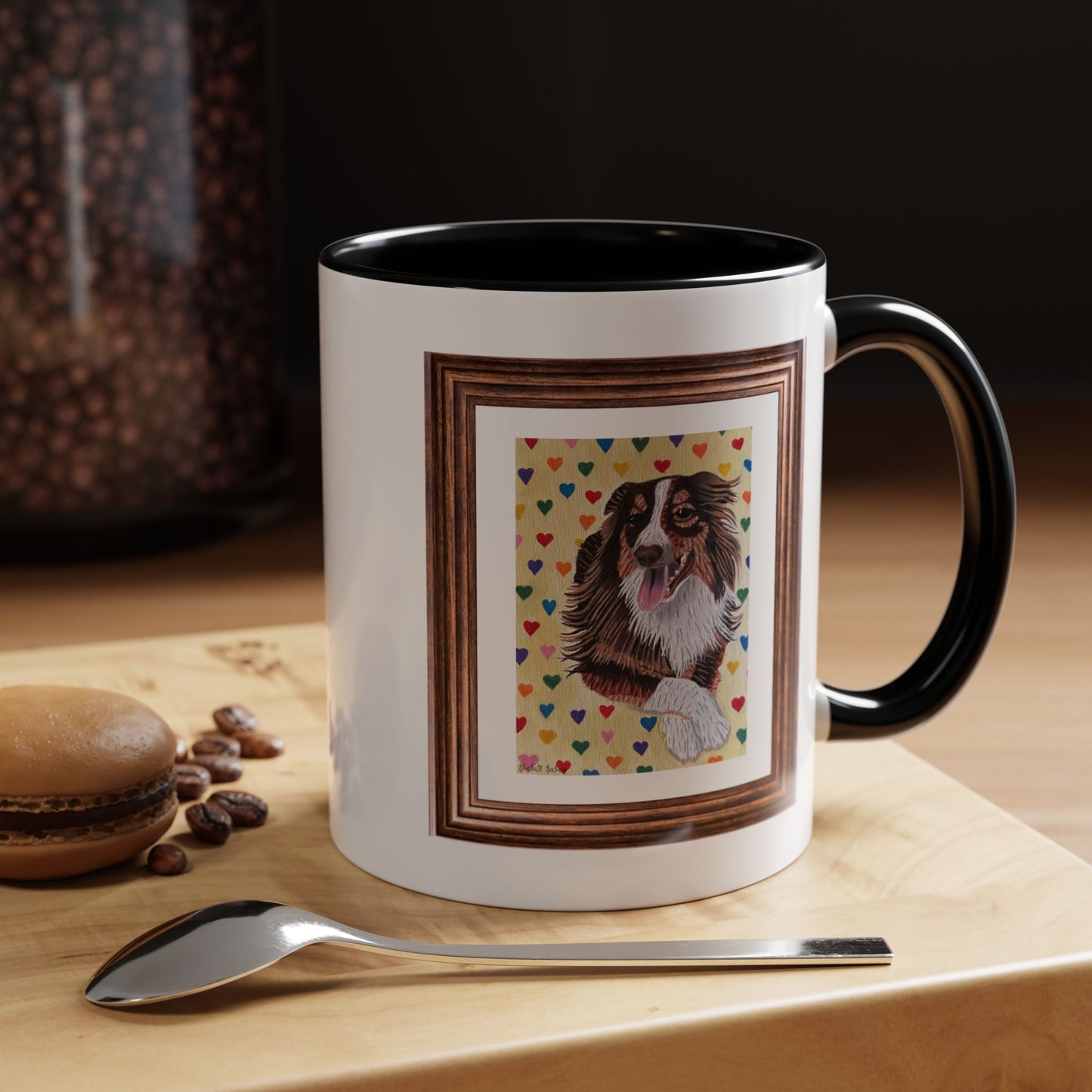 Leo The Handsome Dog | Accent Coffee Mug (11, 15oz)