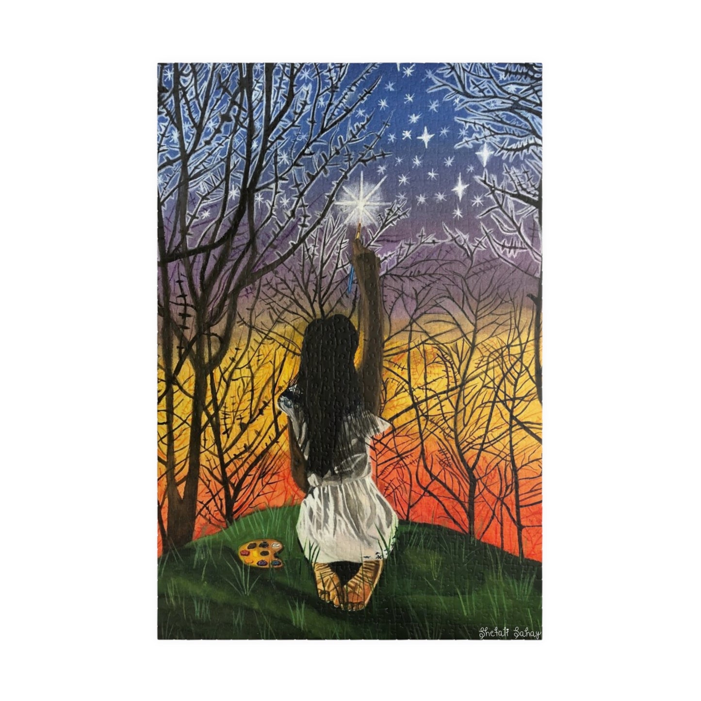 Painting The Stars | Puzzle (110, 252, 520, 1014-piece)