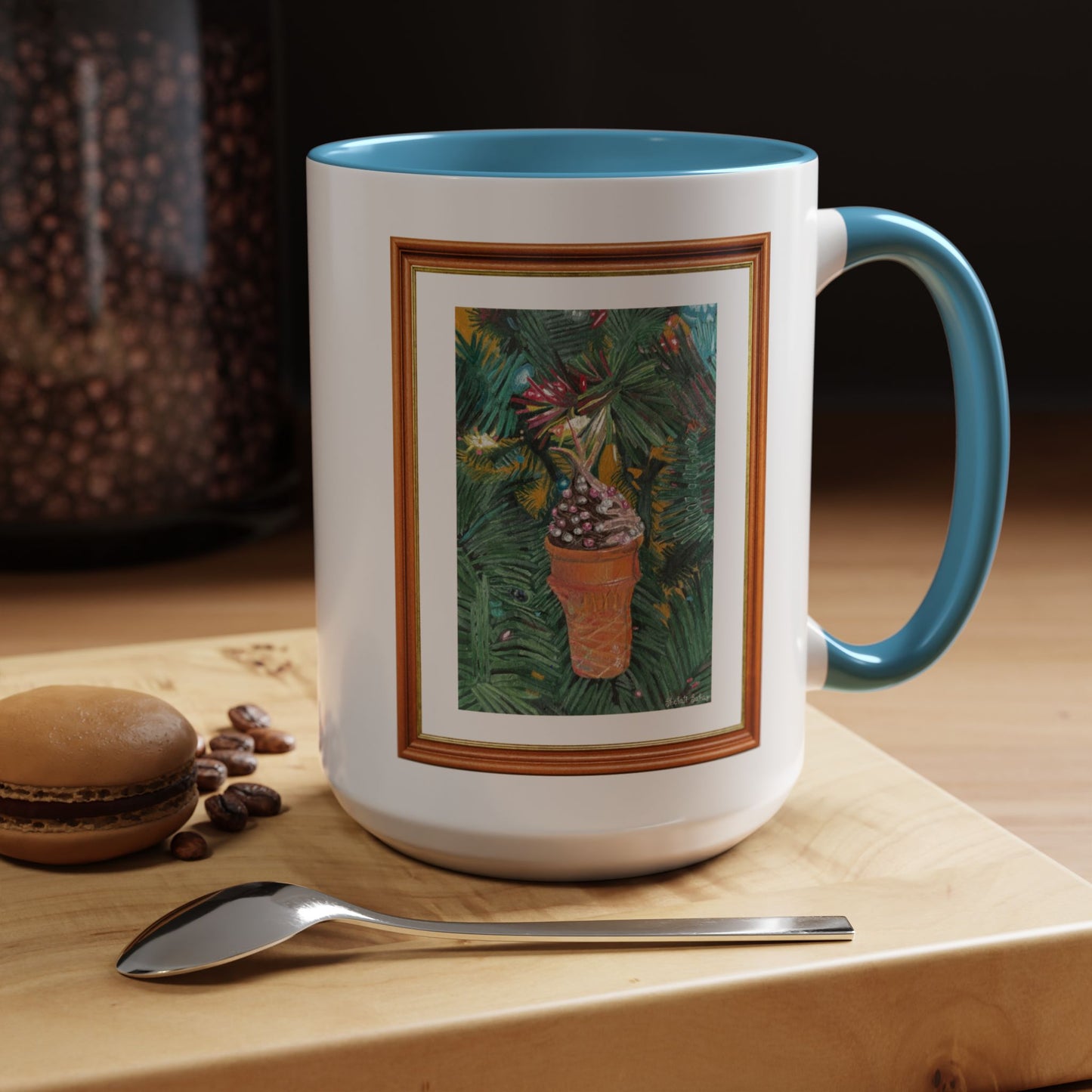 A Lifelike Ice Cream Ornament | Accent Coffee Mug (11, 15oz)