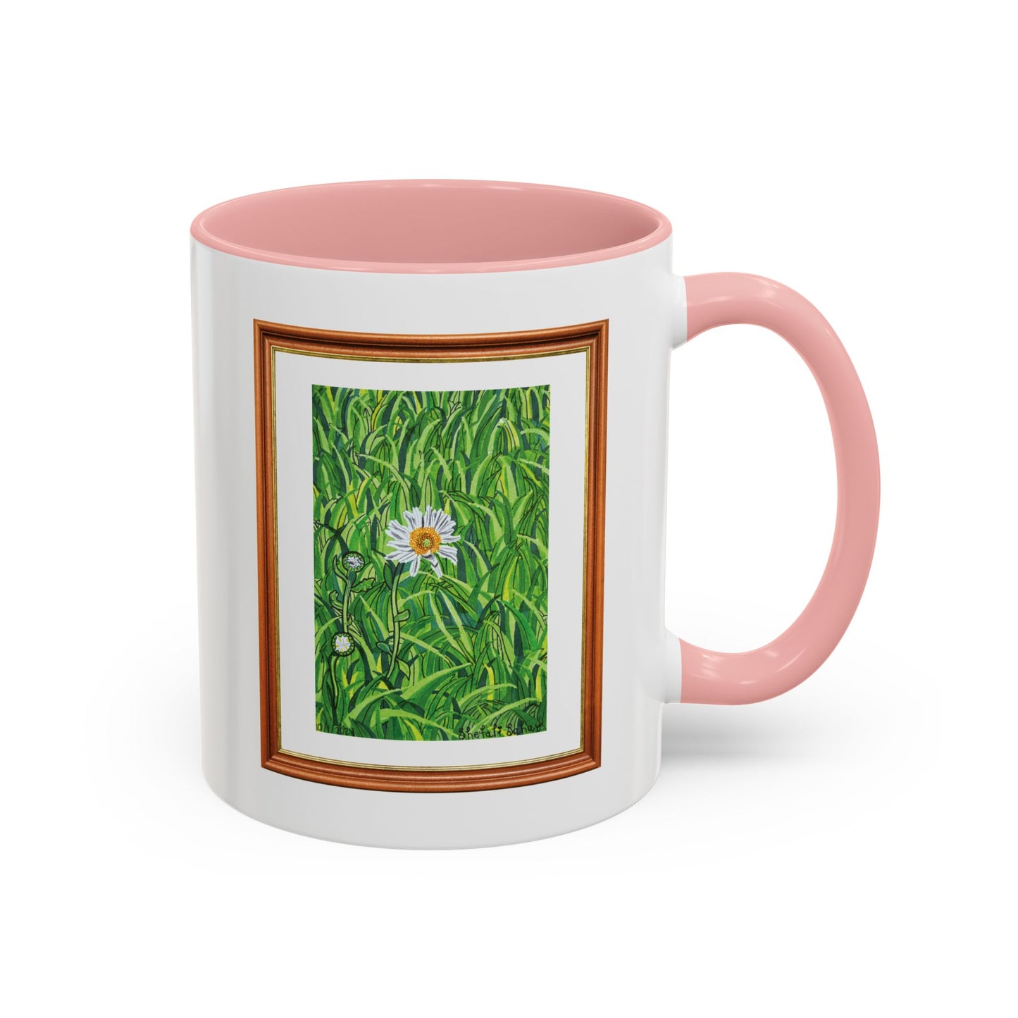 A Daisy In Bloom | Accent Coffee Mug (11, 15oz)