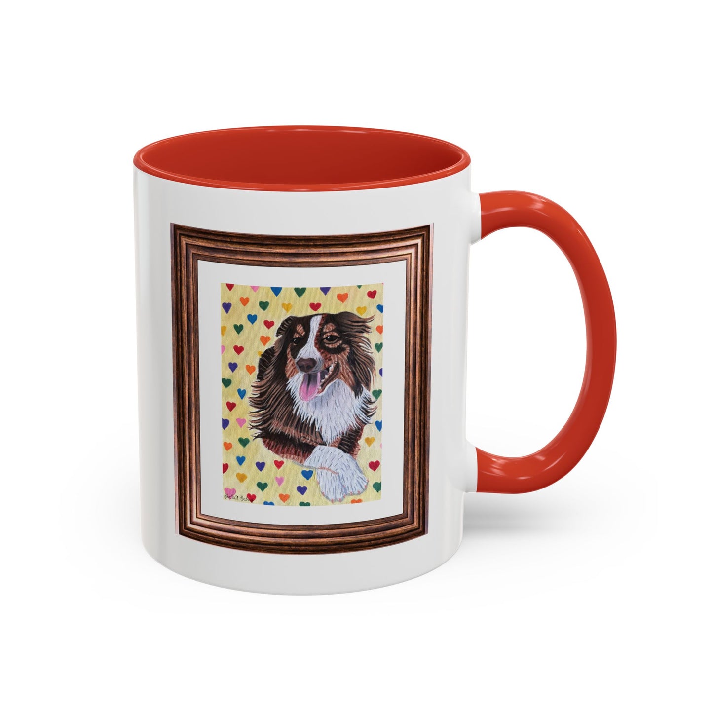 Leo The Handsome Dog | Accent Coffee Mug (11, 15oz)