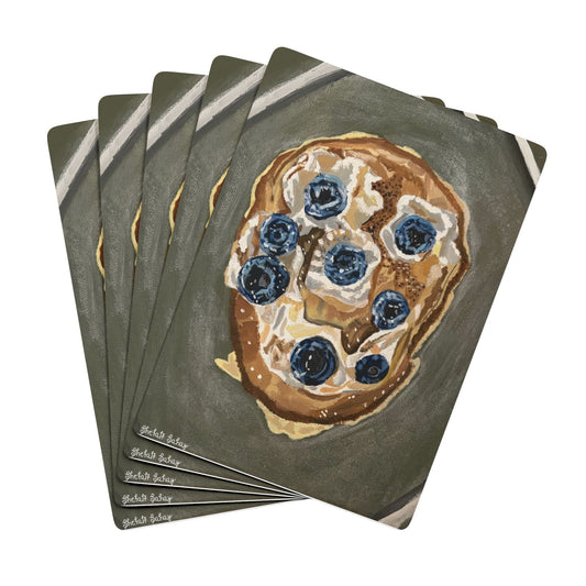 Happy Blueberry Pancake | Playing Cards