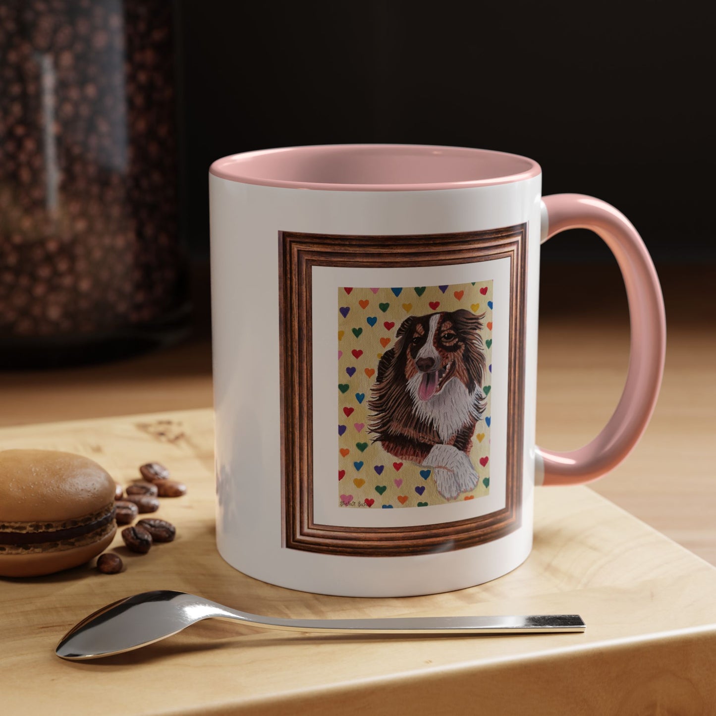 Leo The Handsome Dog | Accent Coffee Mug (11, 15oz)