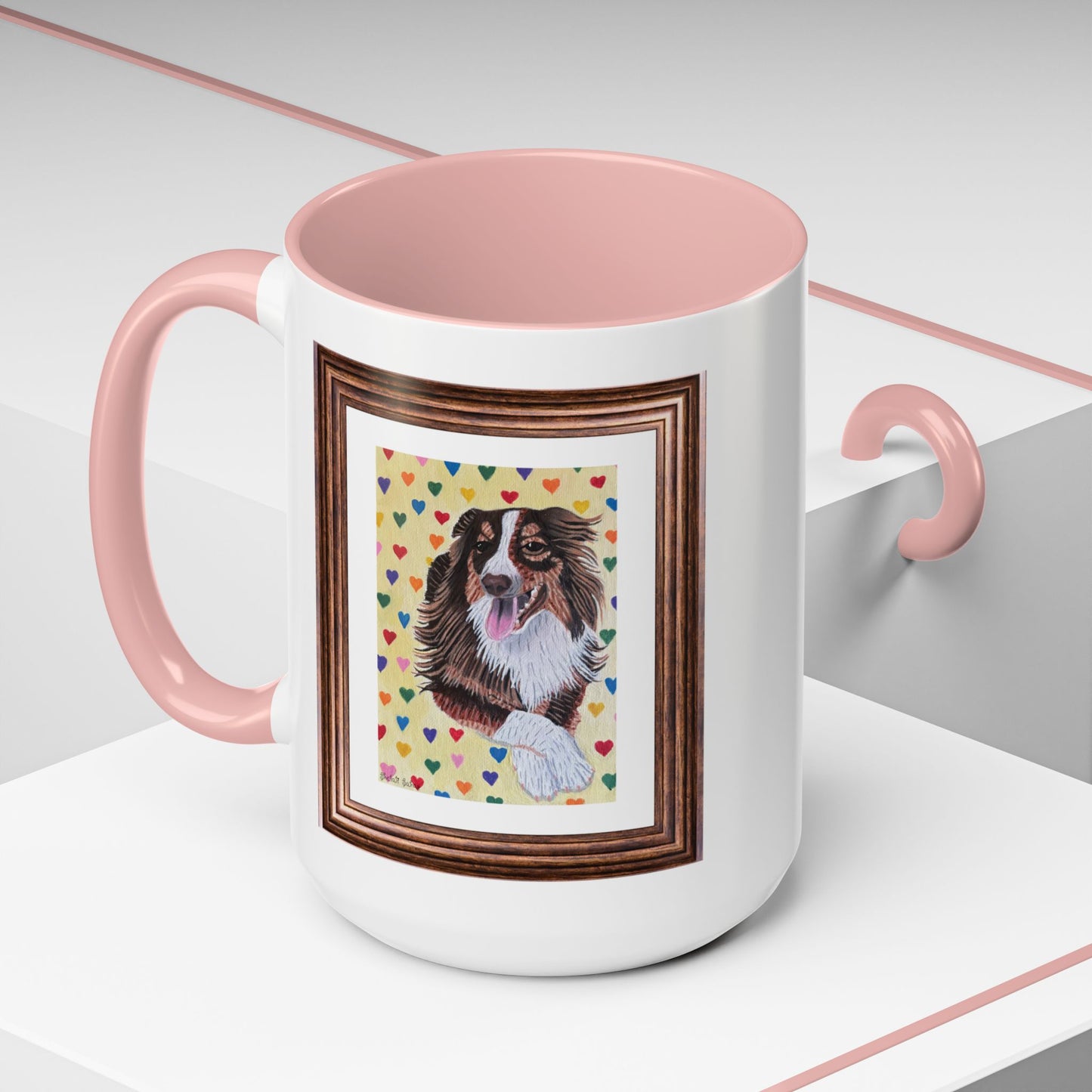 Leo The Handsome Dog | Accent Coffee Mug (11, 15oz)