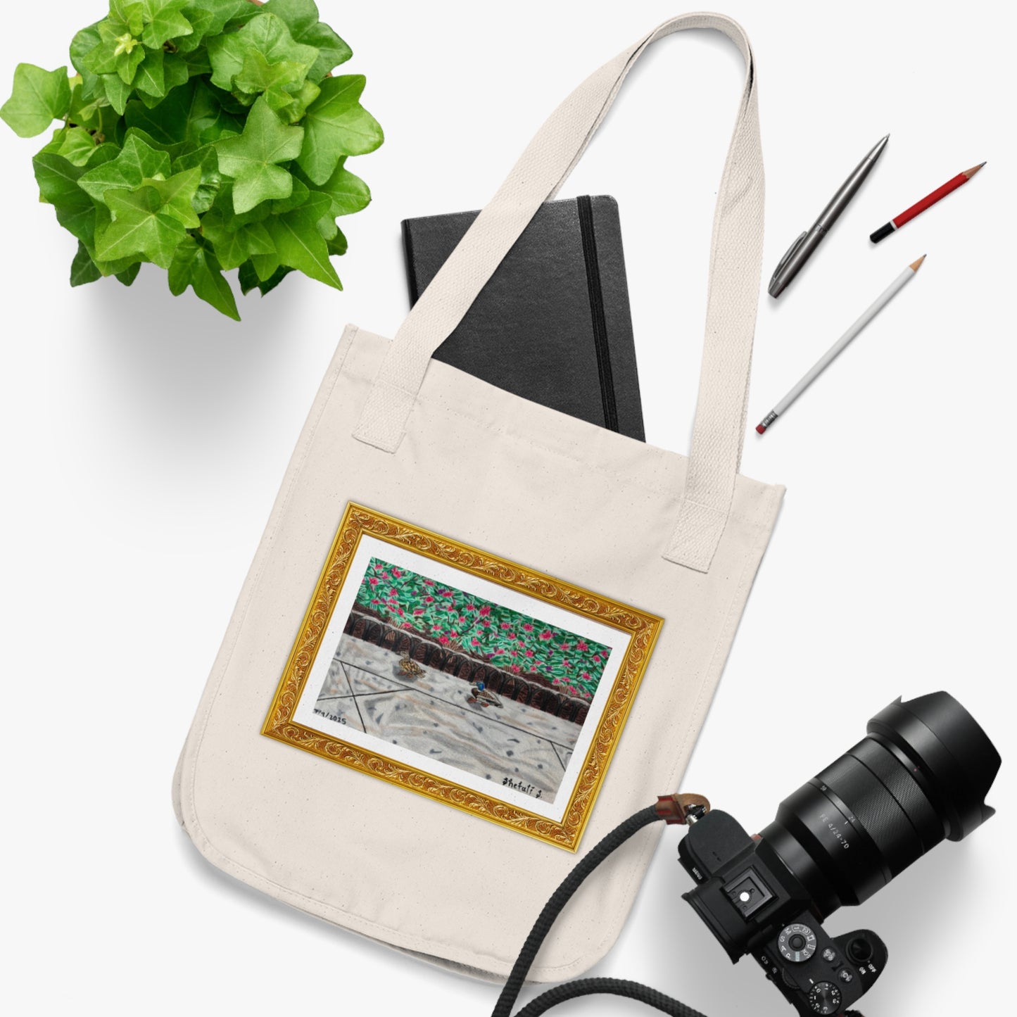 The Sneaky Chase | Organic Canvas Tote Bag