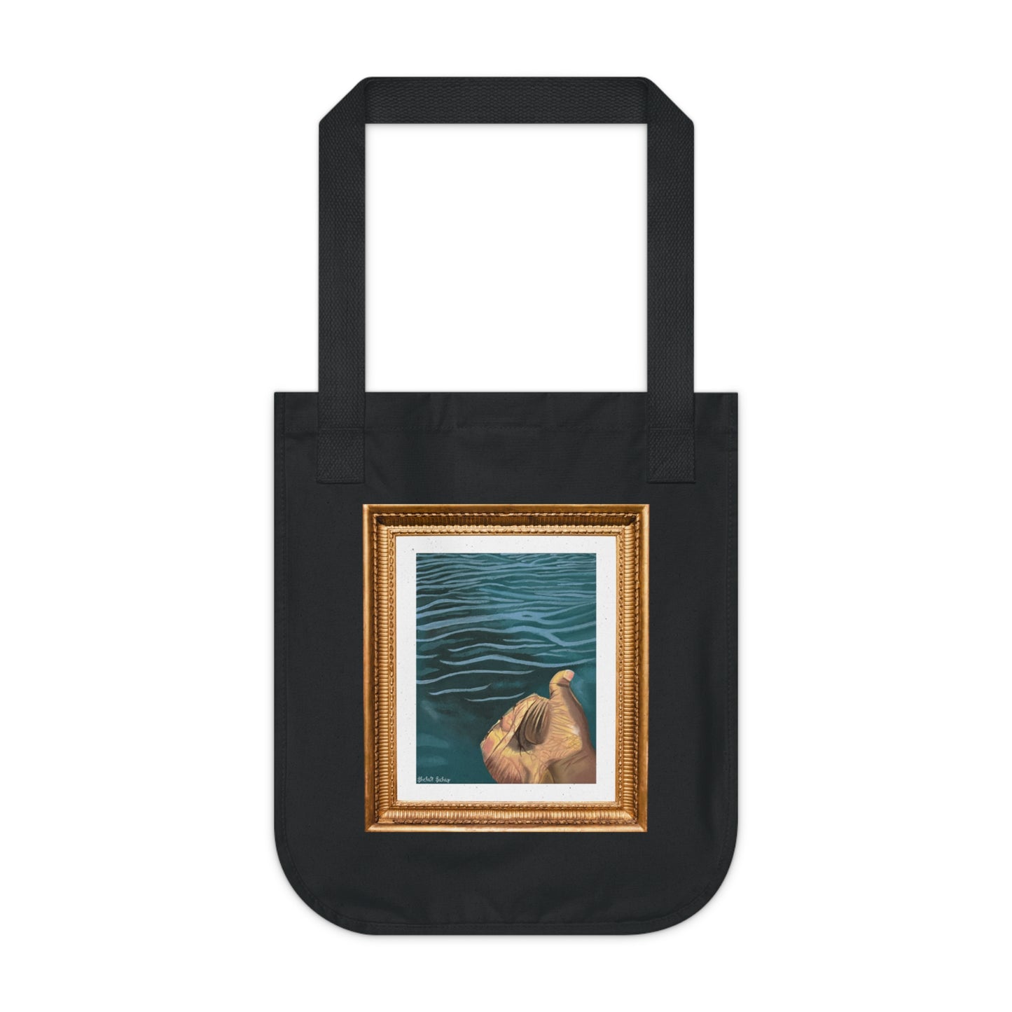 Hand In The Water | Organic Canvas Tote Bag