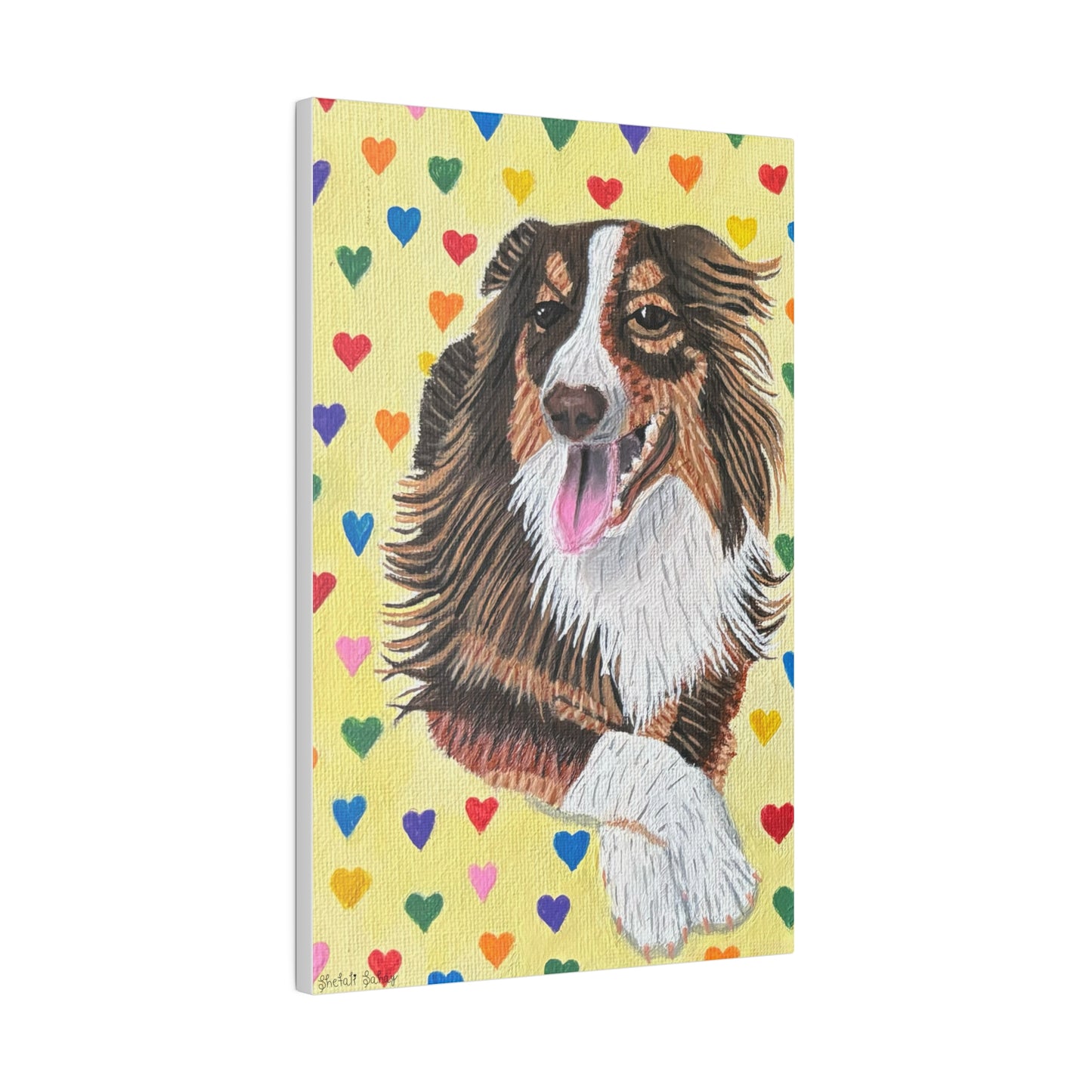 Leo The Handsome Dog | Matte Canvas, Stretched, 0.75"