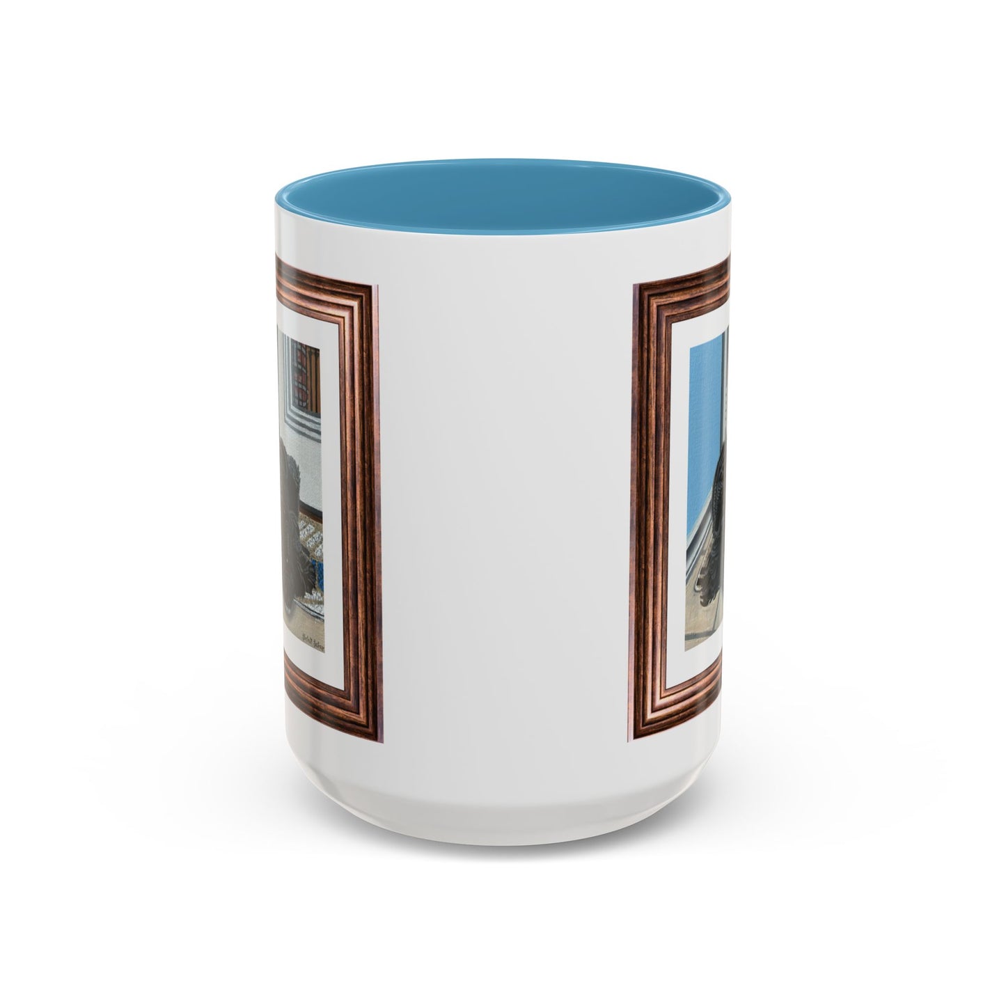 Rocky Chilling On A Corner | Accent Coffee Mug (11, 15oz)