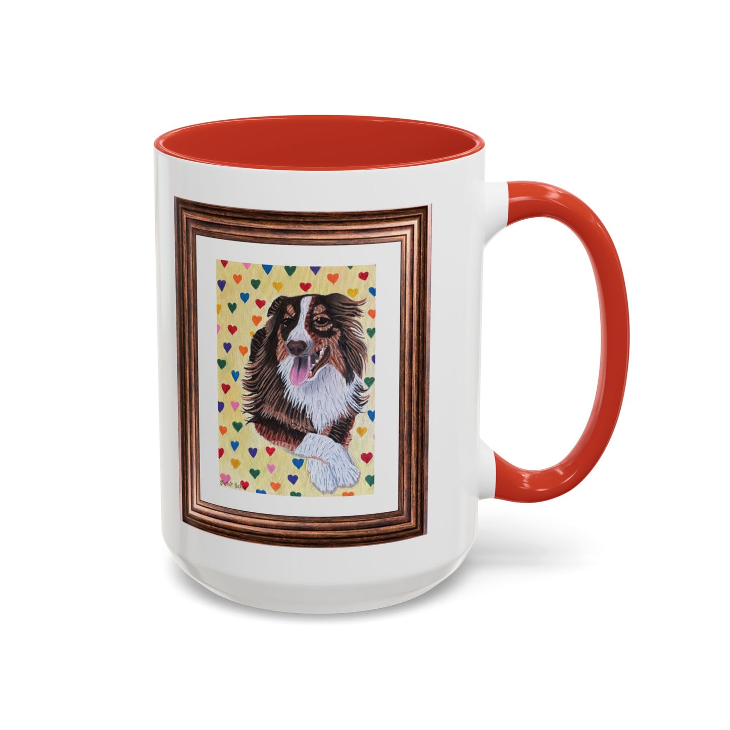 Leo The Handsome Dog | Accent Coffee Mug (11, 15oz)