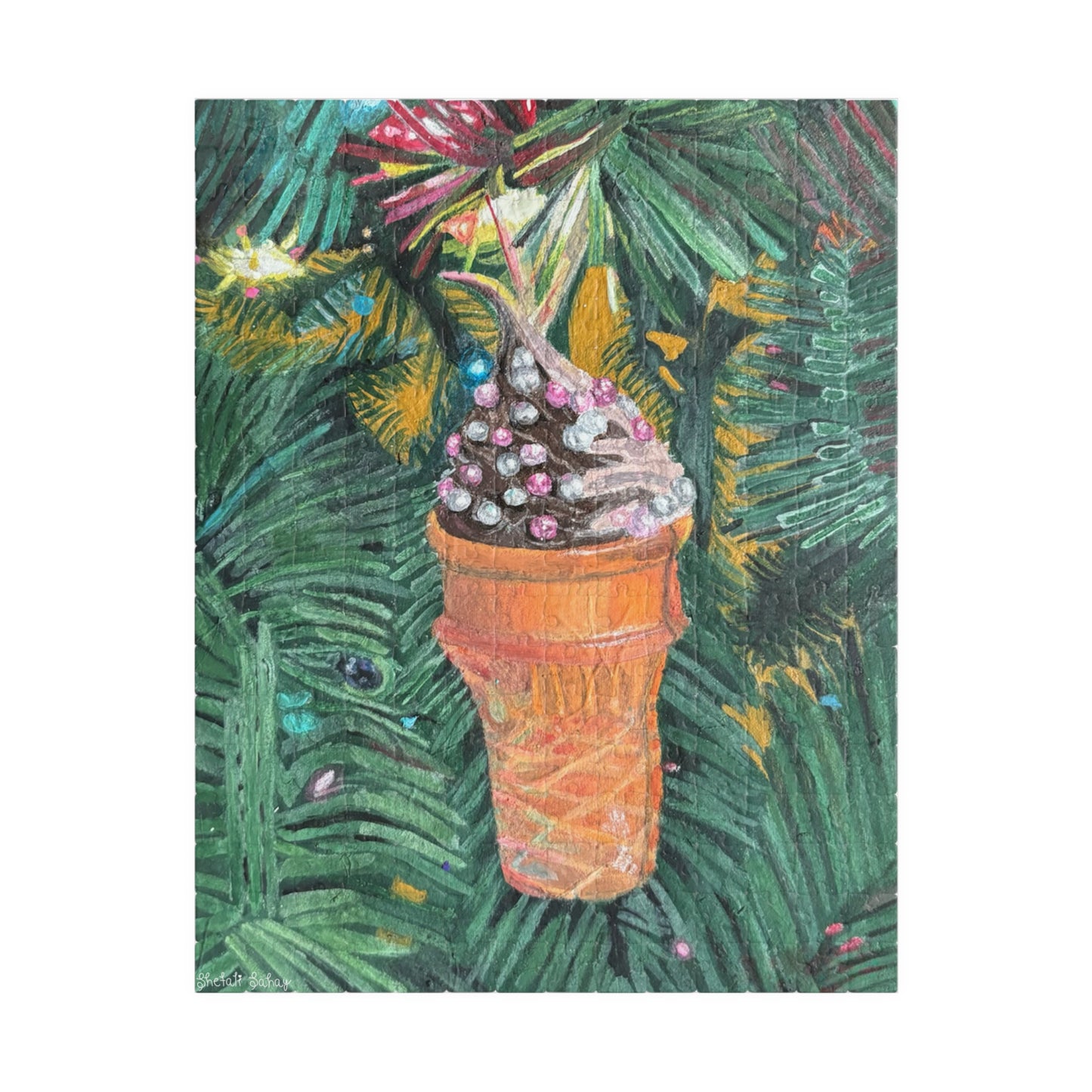 A Lifelike Ice Cream Ornament | Puzzle (110, 252, 520, 1014-piece)