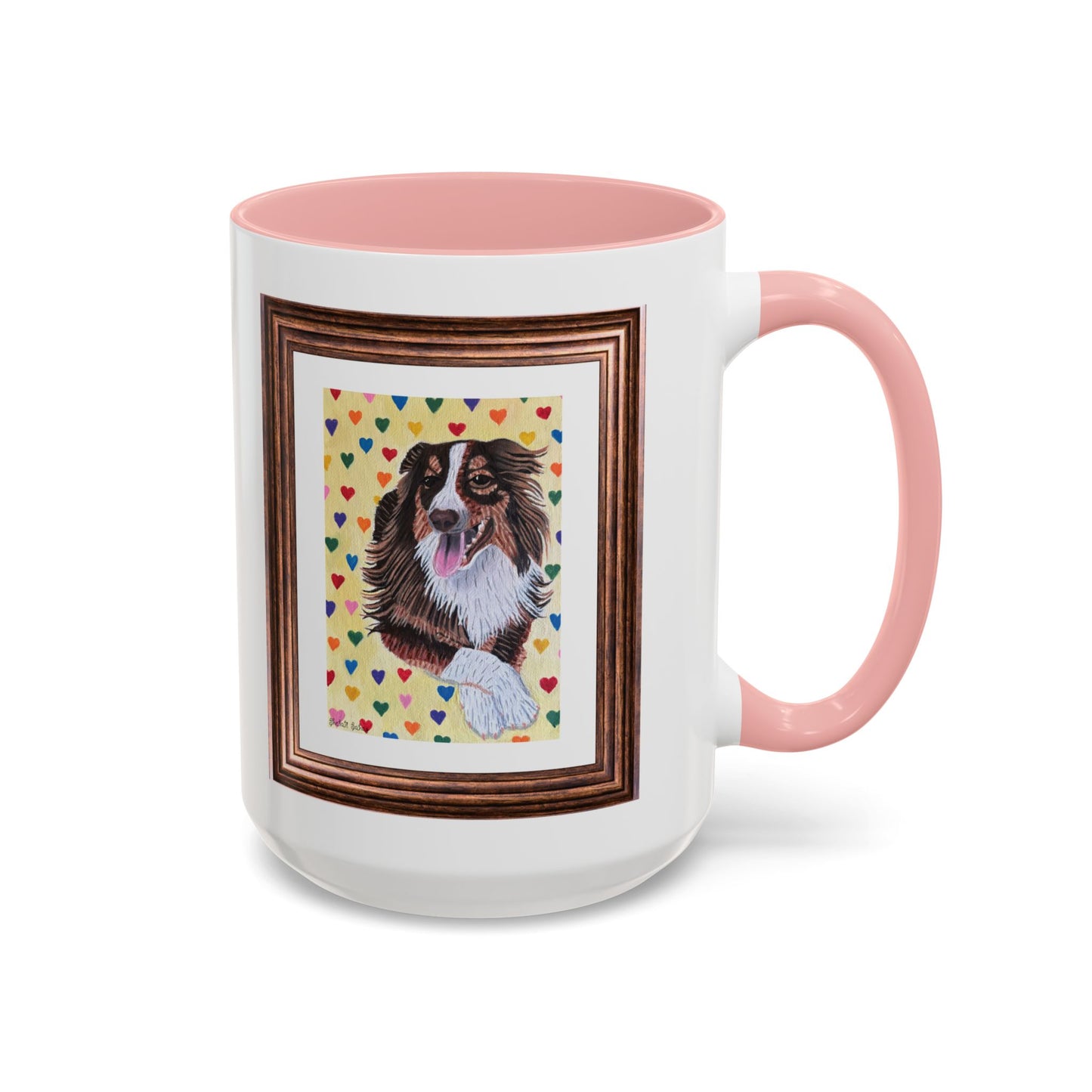 Leo The Handsome Dog | Accent Coffee Mug (11, 15oz)