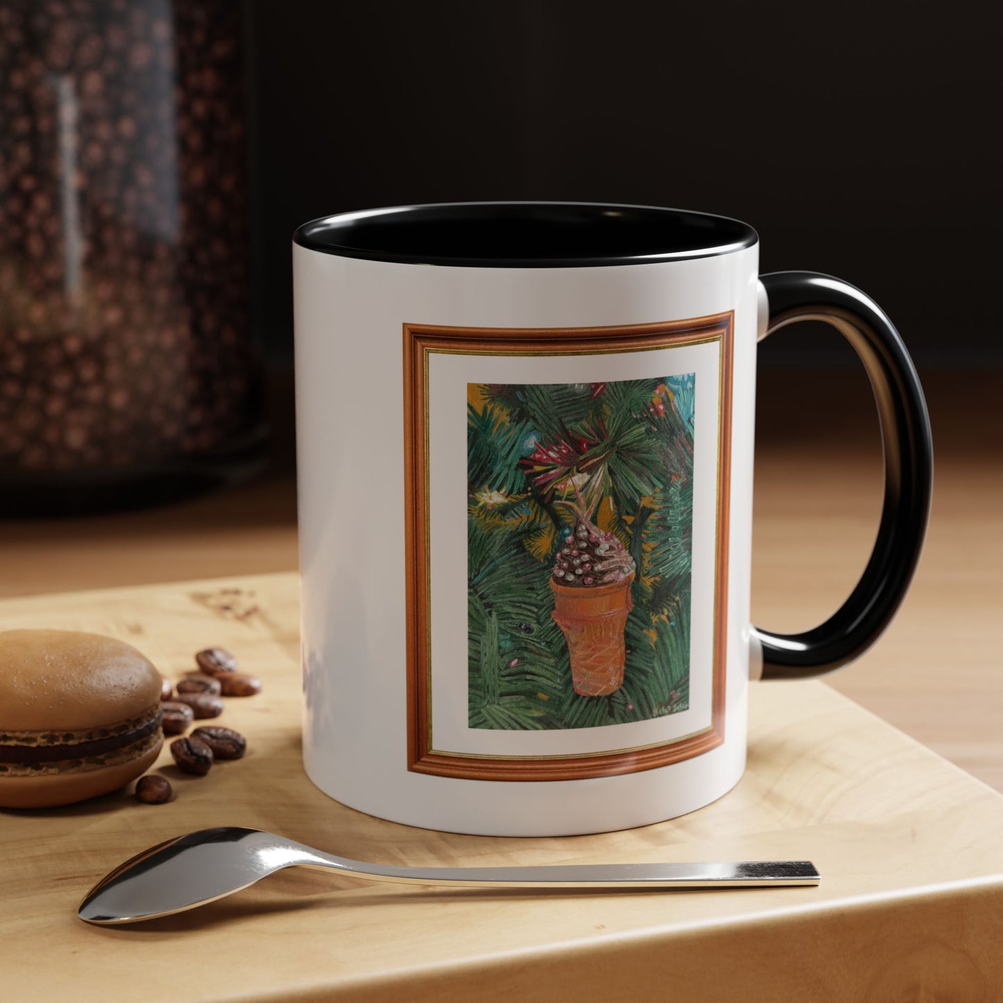 A Lifelike Ice Cream Ornament | Accent Coffee Mug (11, 15oz)