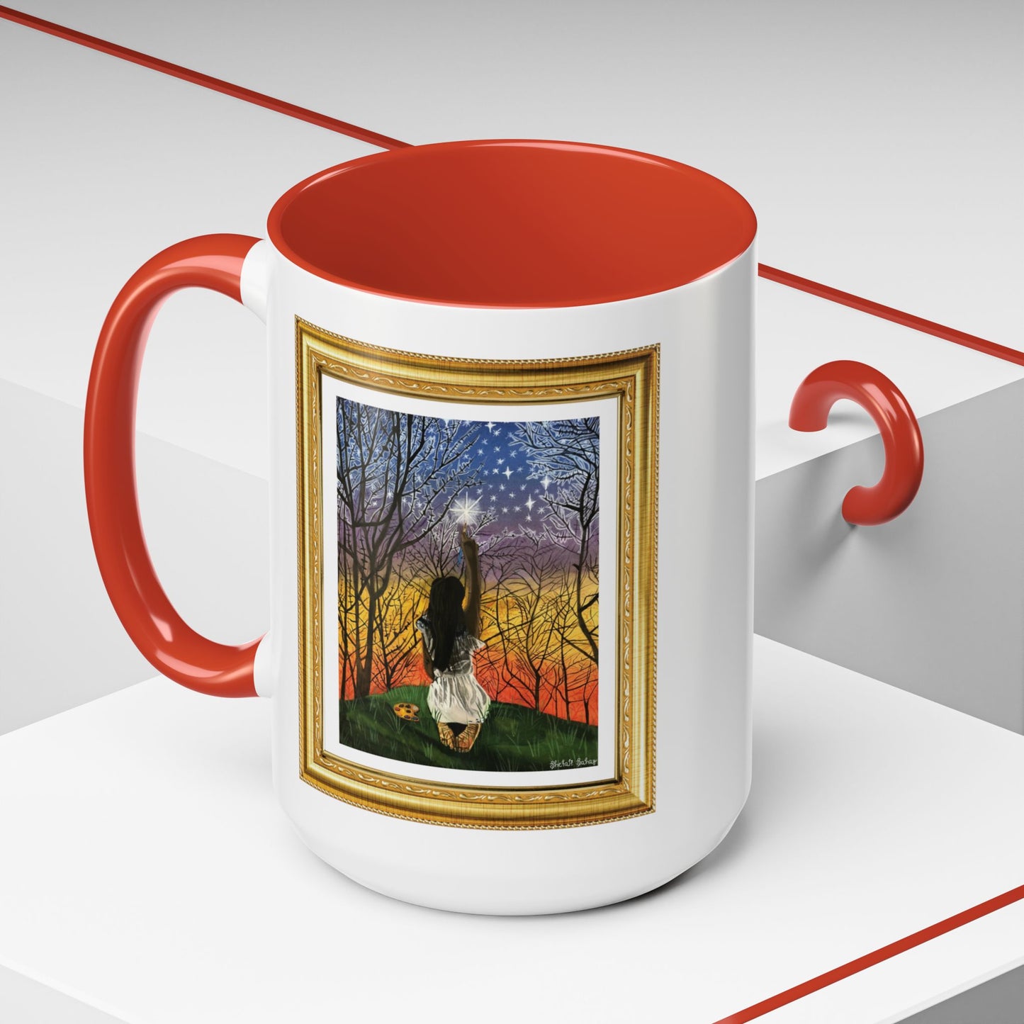 Painting The Stars | Accent Coffee Mug (11, 15oz)