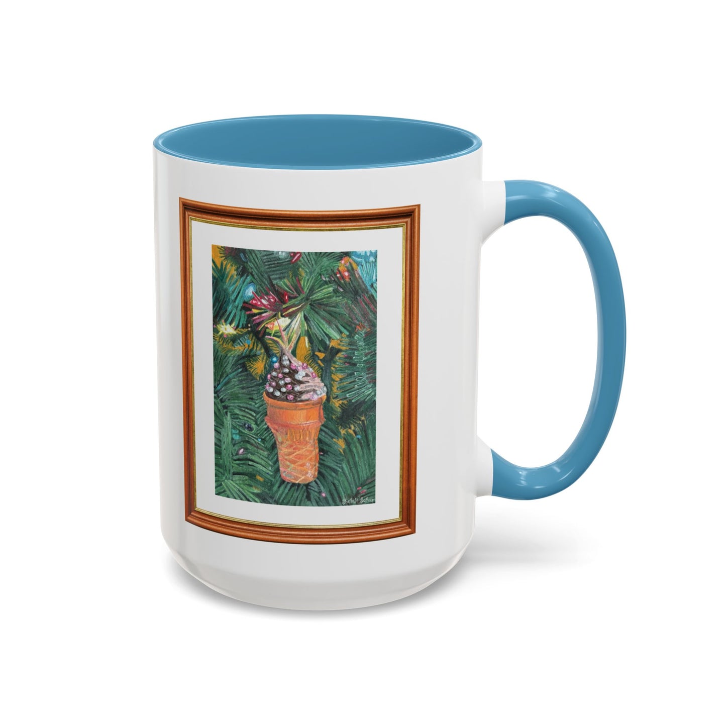 A Lifelike Ice Cream Ornament | Accent Coffee Mug (11, 15oz)