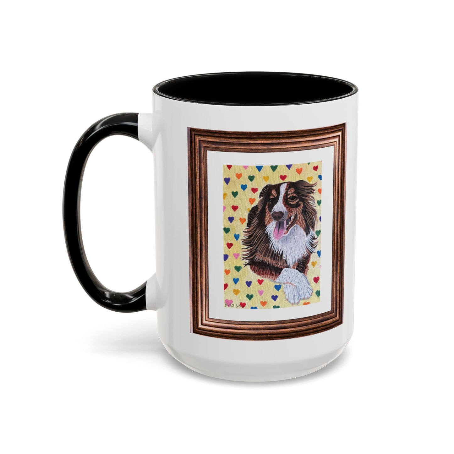 Leo The Handsome Dog | Accent Coffee Mug (11, 15oz)