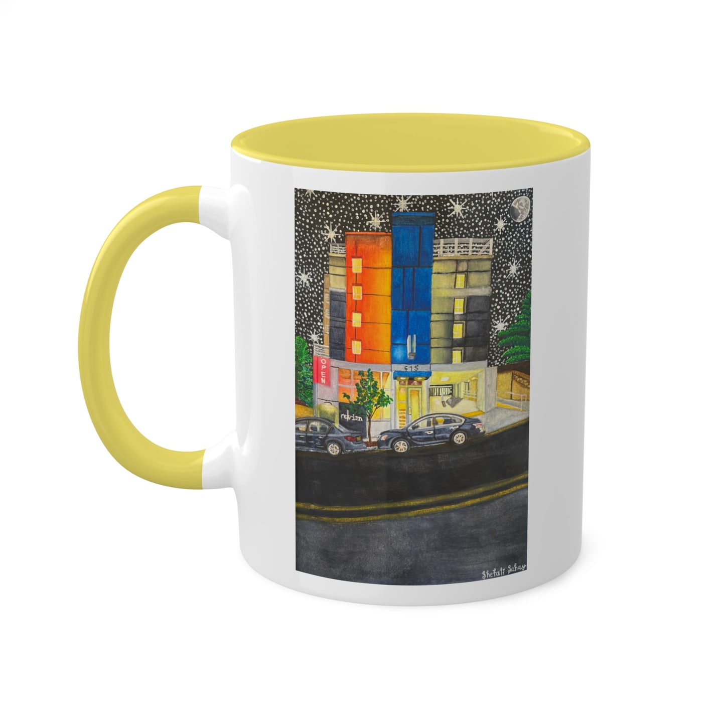 Revisn at Night | Colorful Mugs, 11oz